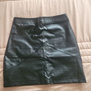 Sleek Black Mini Skirt